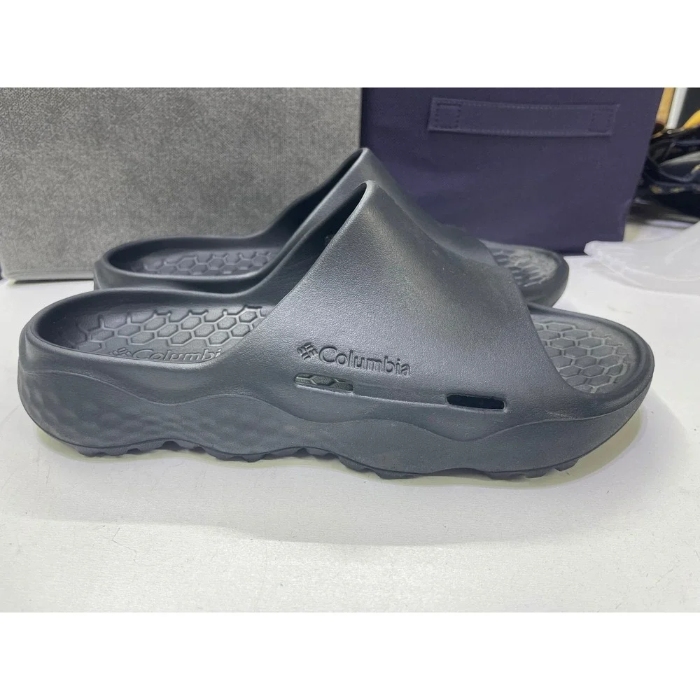 Columbia Thrive Revive Mens Black Slide Sandals YM3437-010 Size 12